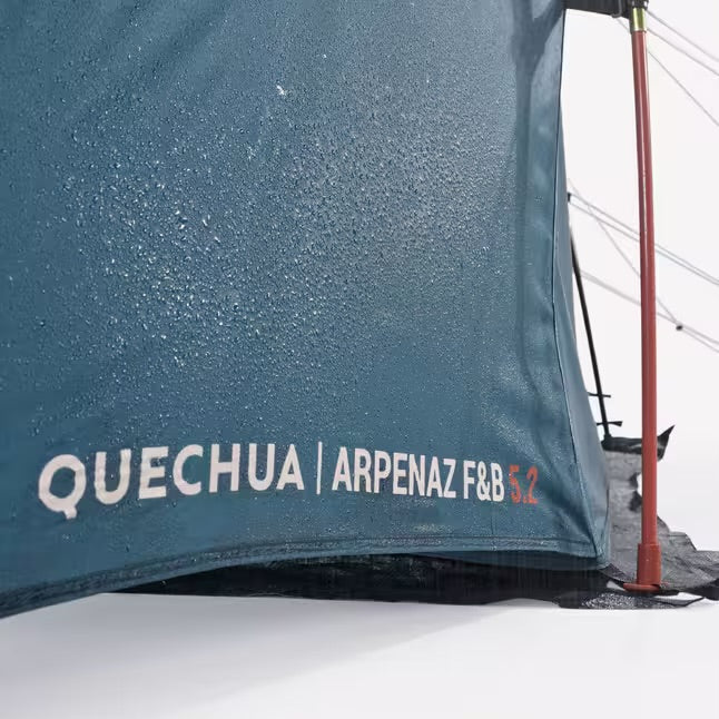 Tienda de campaña familiar 5 personas 2 habitaciones Quechua Arpenaz 5.2