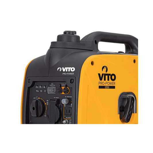 Generador INVERTER 1100W 60 cm3 4T 1.5 HP Inverter Silencioso VITO PRO-POWER Inverter Portátil de Gasolina