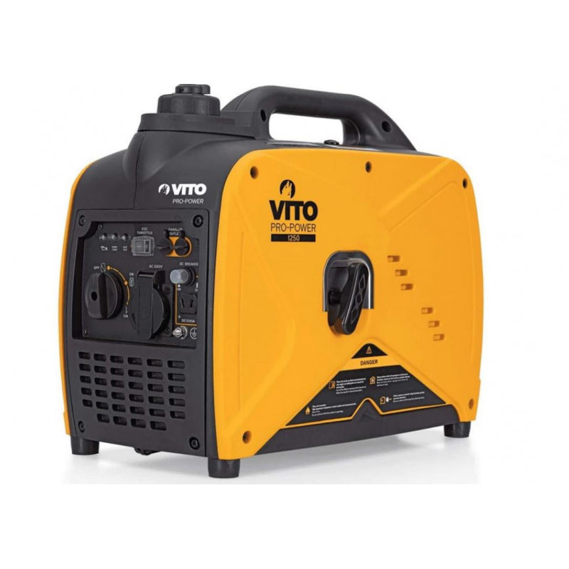 Generador INVERTER 1100W 60 cm3 4T 1.5 HP Inverter Silencioso VITO PRO-POWER Inverter Portátil de Gasolina