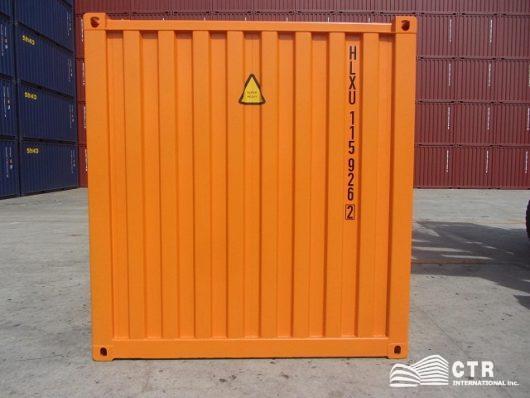 Contenedor naranja de 20 pies, primer viaje, NF