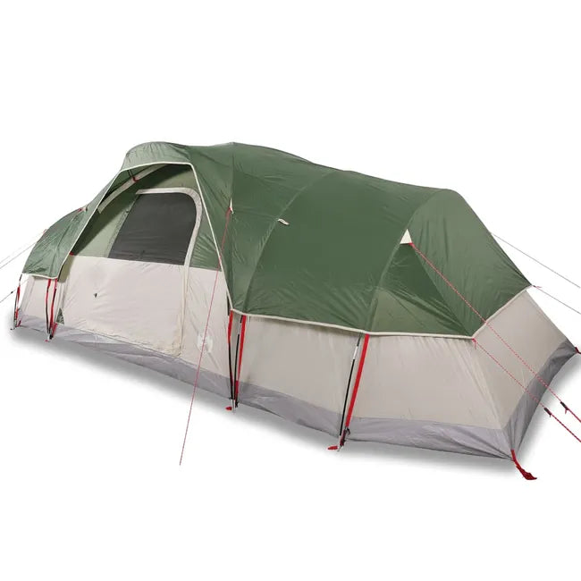 Tienda domo verde impermeable para 11 personas